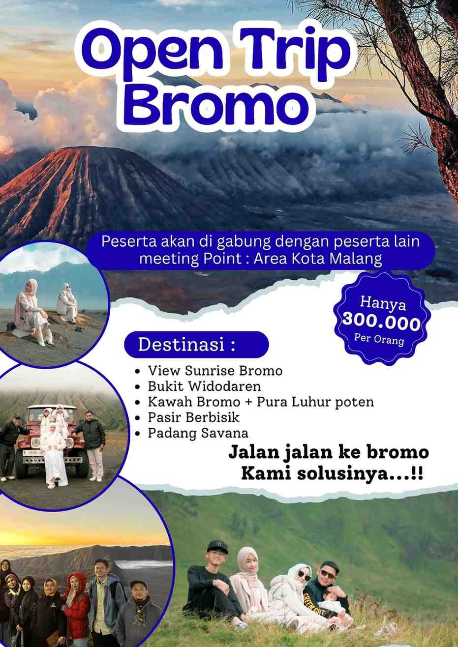 Open trip bromo