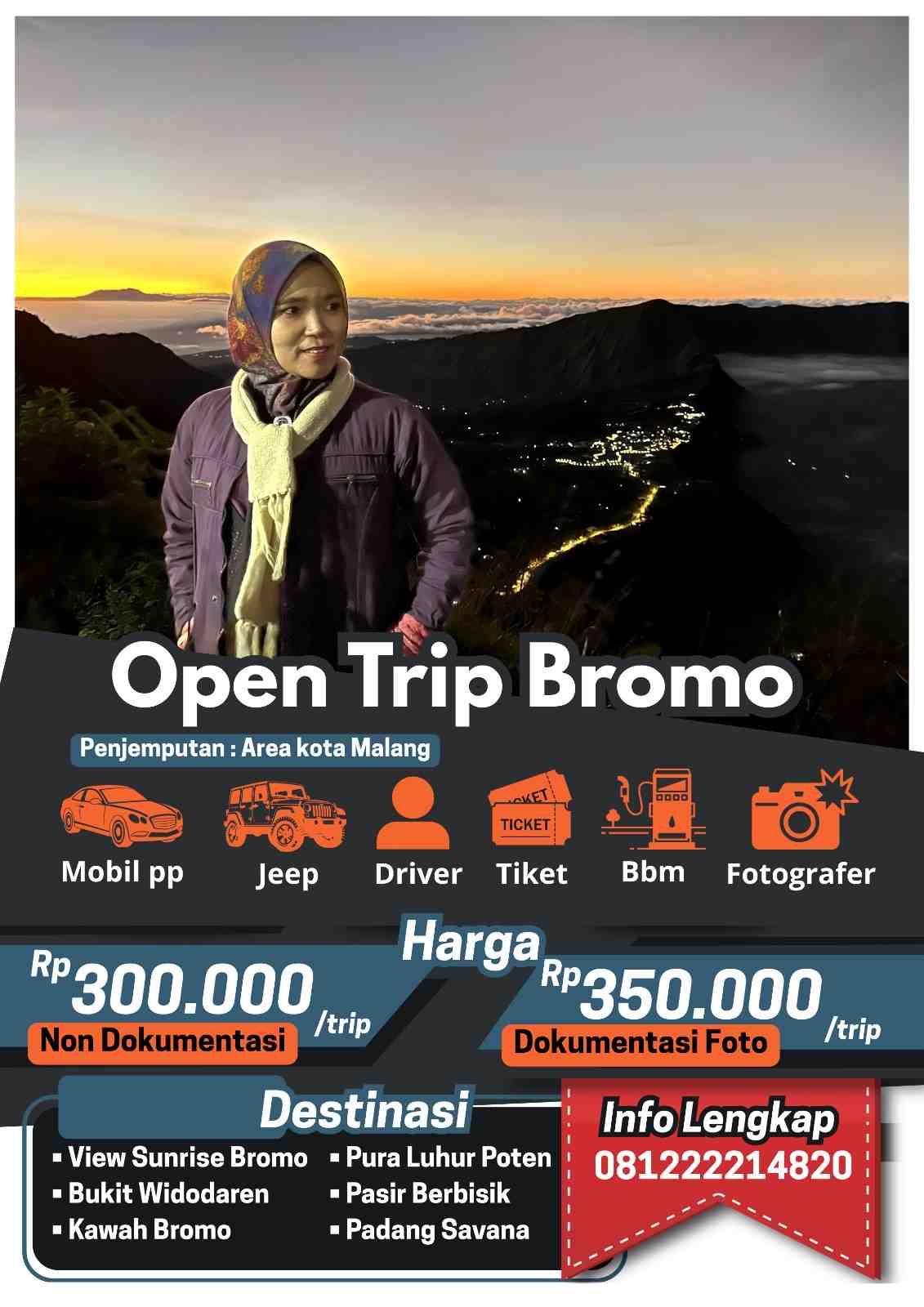 Open trip bromo